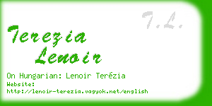 terezia lenoir business card